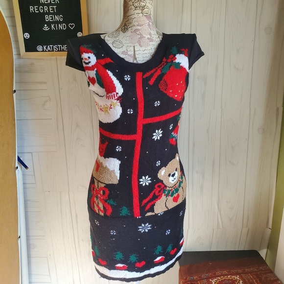 ugly sweater dress urban outfitters